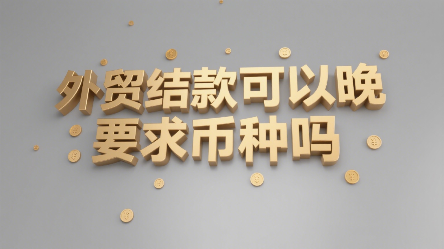 外贸结款可以晚要求币种吗
