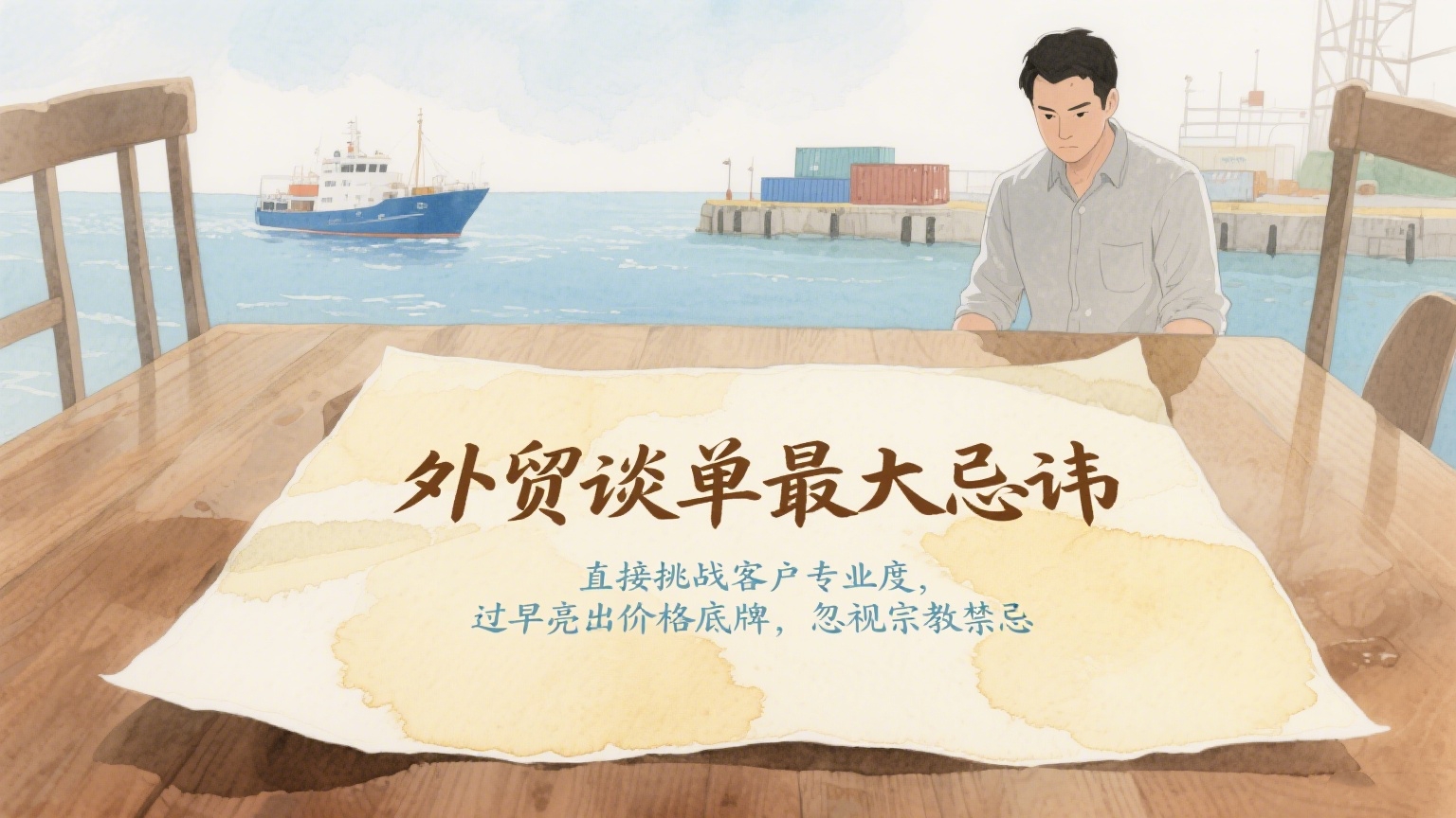 外贸谈单最大忌讳不能说的话