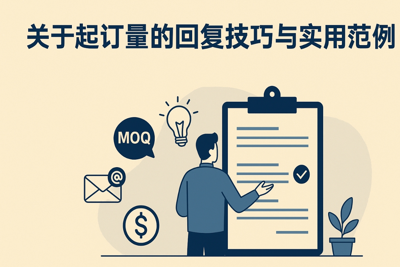 外贸关于起订量的回复技巧与实用范例
