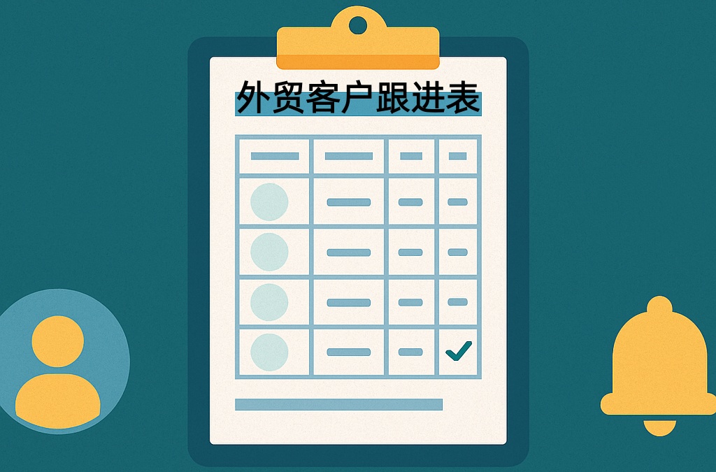 外贸客户跟进表怎么做？附模板下载与使用技巧