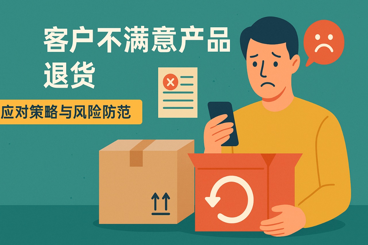 外贸客户不满意产品要求退货？教你5步化解危机，挽回信任不亏钱