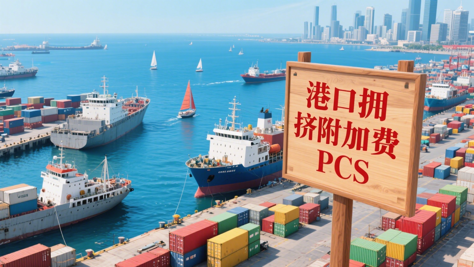 港口拥挤附加费pcs是什么费用