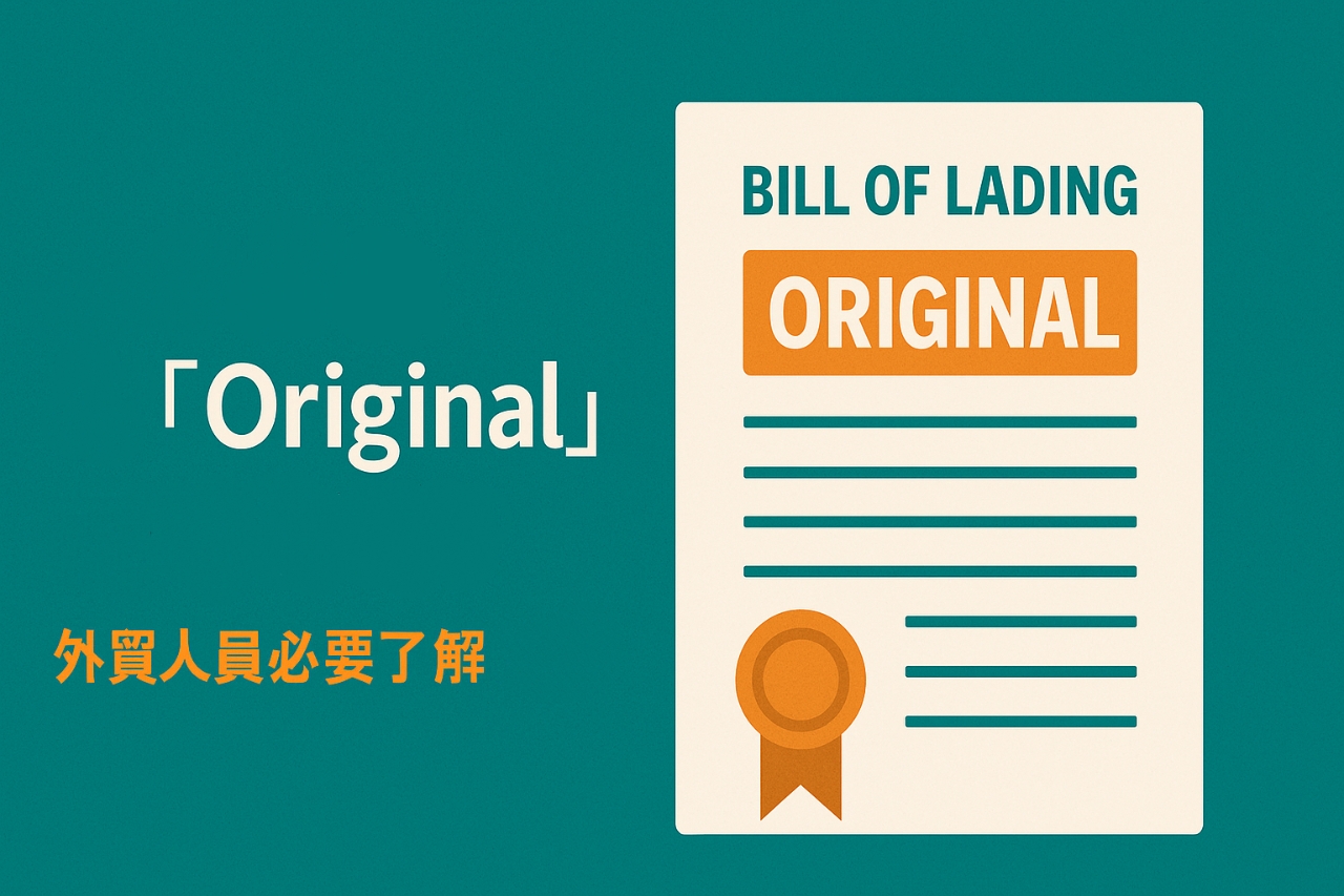 正本提单上的 Original 在哪里？外贸人必懂的提单细节解析