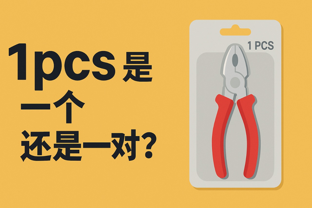 1pcs是一个还是一对？外贸常见数量单位解释