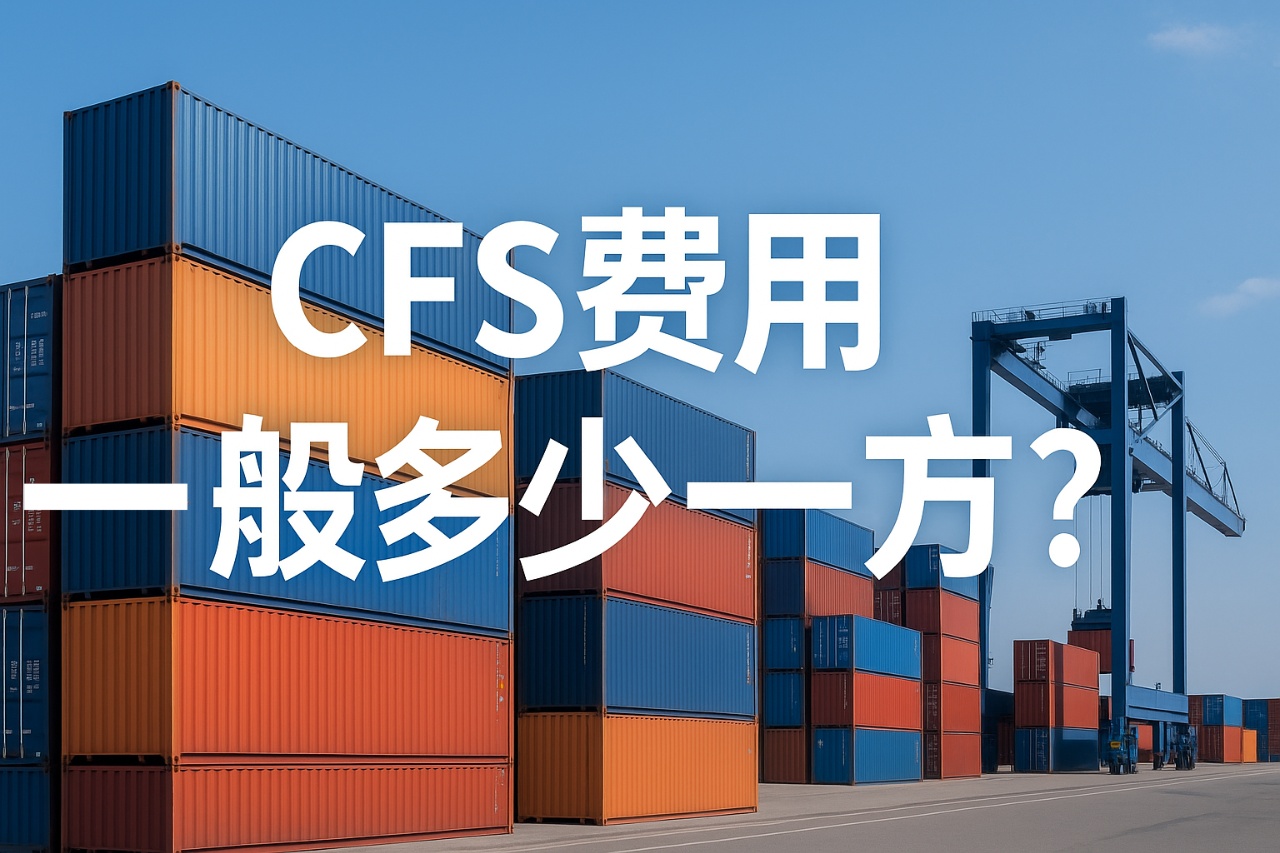 CFS费用一般多少一方？（一文讲清拼箱装卸收费标准）