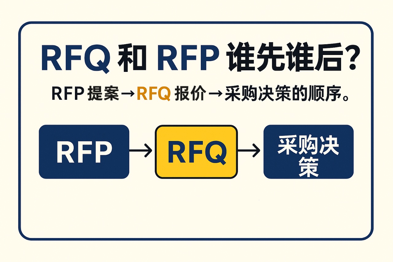 RFQ 和 RFP 谁先谁后？外贸采购流程一文说清