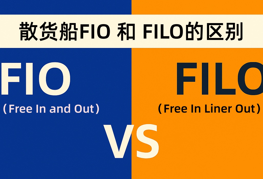散货船FIO与FILO的区别：外贸运输条款全解