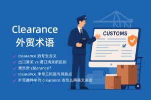 Clearance 是什么意思？（外贸人必须掌握的清关术语详解）