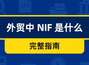 外贸中 NIF 是什么？用途、国家、清关规则一次讲清