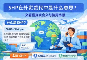 SHP 在外贸货代中是什么意思？一文看懂真实含义与使用场景