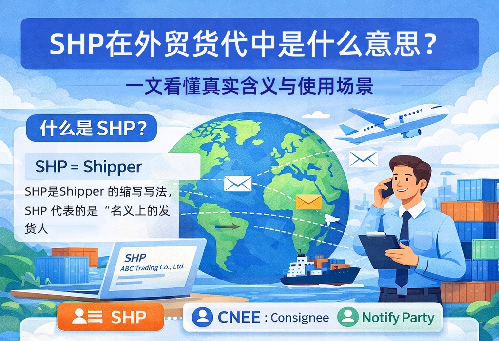 SHP 在外贸货代中是什么意思？一文看懂真实含义与使用场景
