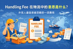 Handling Fee 在物流中的意思是什么