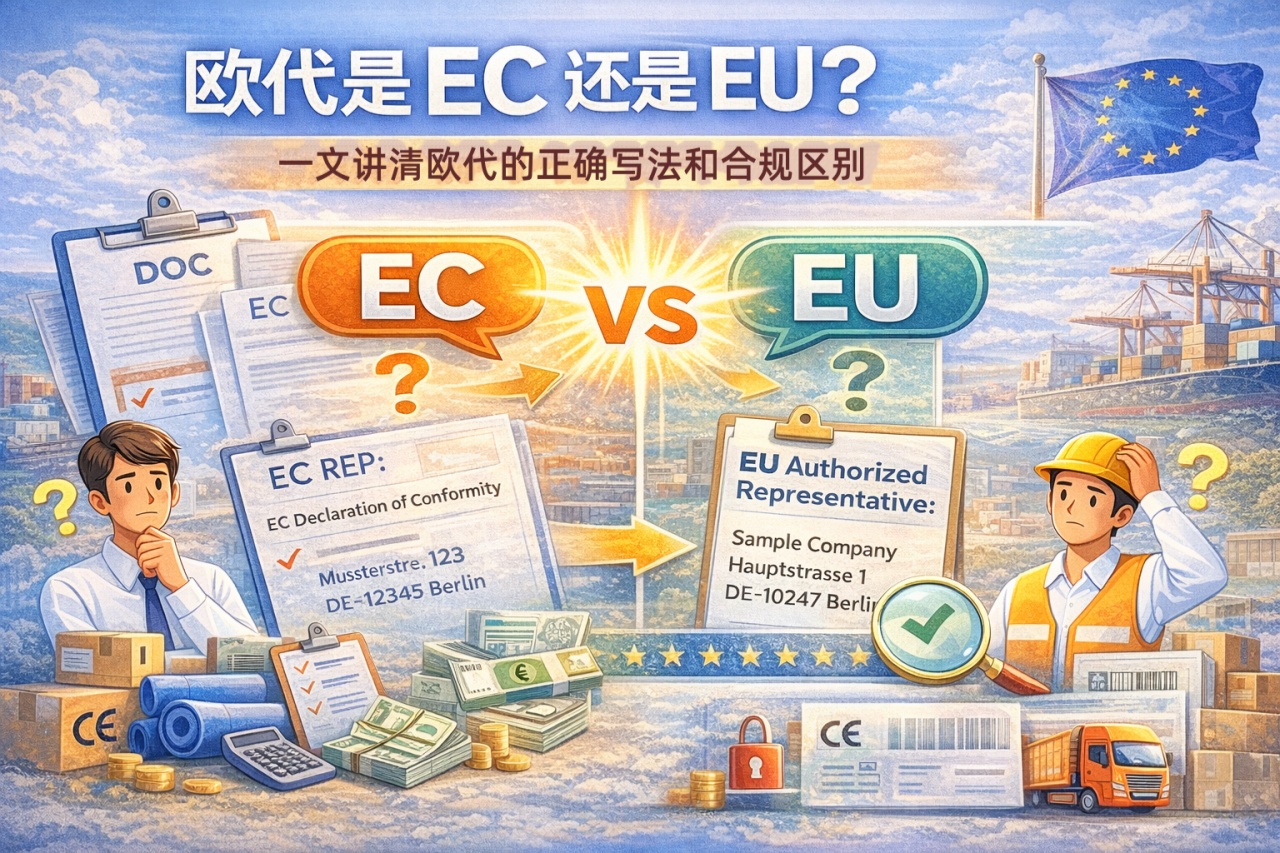 欧代是 EC 还是 EU？一文讲清欧代的正确写法和合规区别