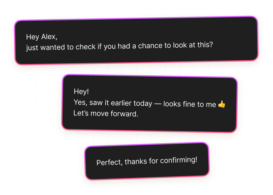 自动收件箱互动