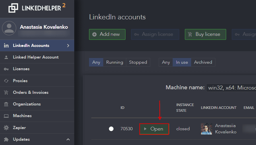 Linked Helper 2 integration