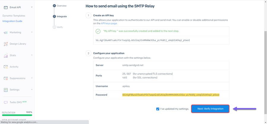 Snovio使用详细教程 - 如何将 SendGrid SMTP 连接到 Snov.io