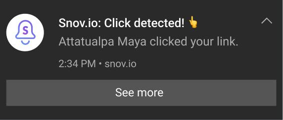 Snovio使用详细教程 - 如何在收件人与您的邮件互动时获得浏览器通知