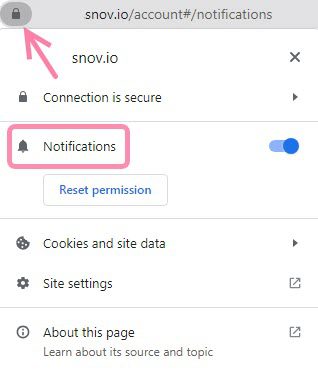 Snovio使用详细教程 - 如何在收件人与您的邮件互动时获得浏览器通知