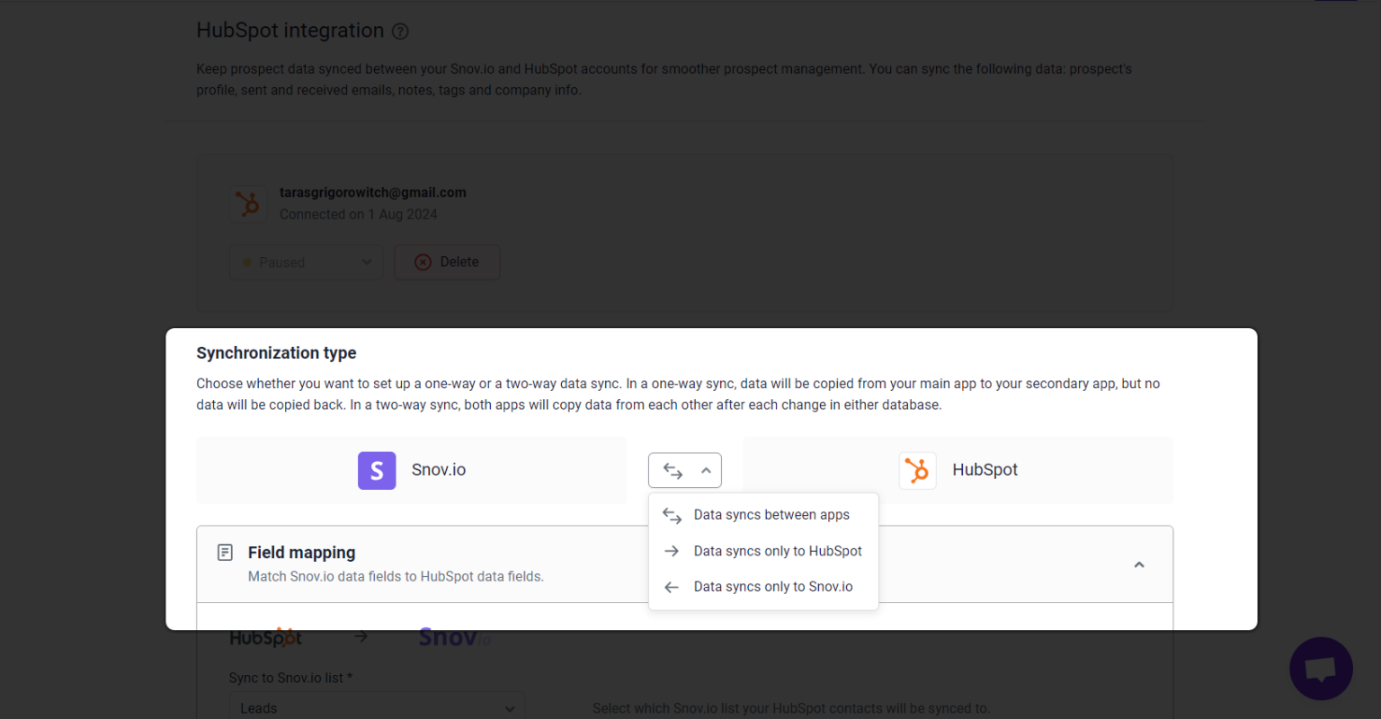 Snovio使用详细教程 - 如何连接 Snov.io x HubSpot 集成