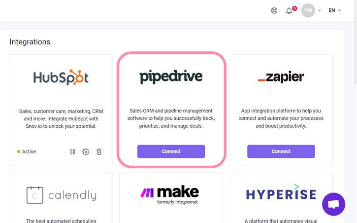 Snovio使用详细教程 - 如何设置 Snov.io x Pipedrive 集成 v2.0(即将推出)
