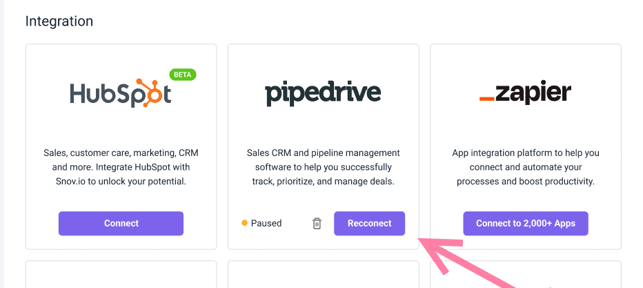 Snovio使用详细教程 - 如何设置 Snov.io x Pipedrive 集成 v2.0(即将推出)