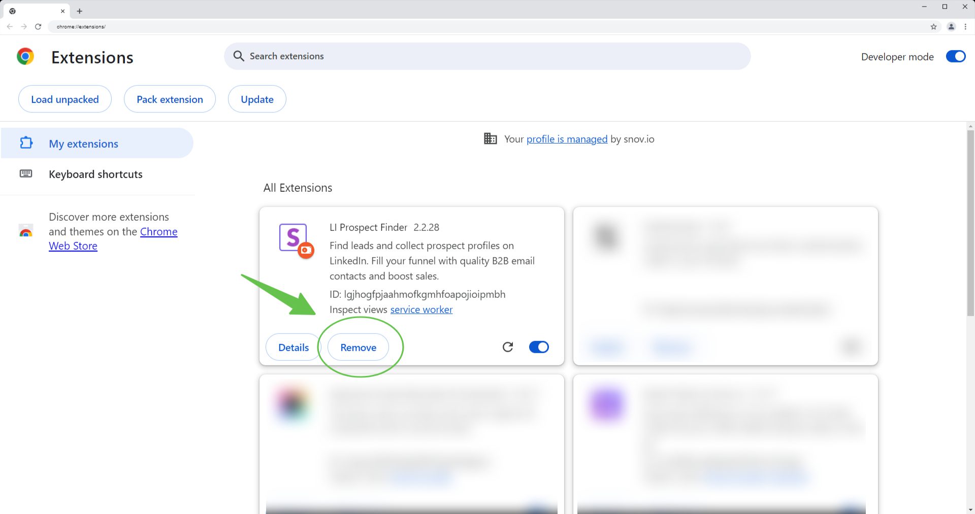 Snovio使用详细教程 - 如何安装领英客户开发工具以获取自动更新?